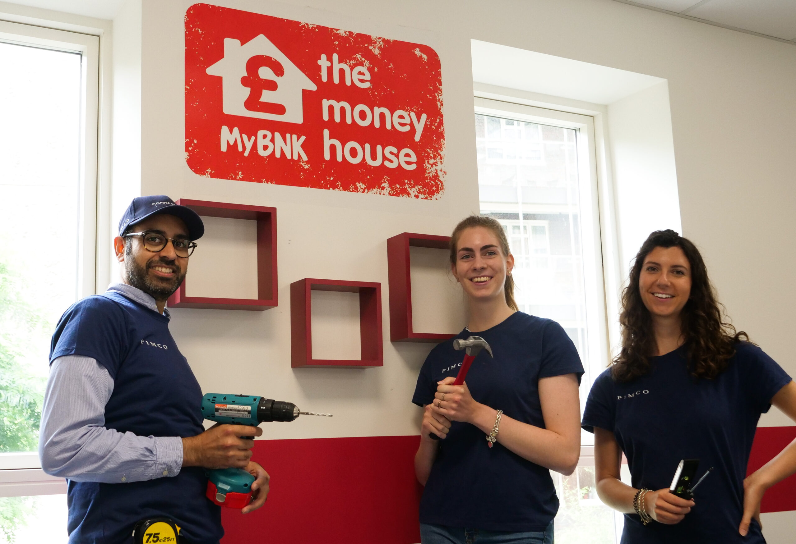 PIMCO volunteers give The Money House ‘Amazing Spaces’ makeover